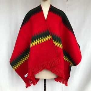 Vintage Reversible Tenquendama Shawl